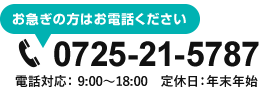 電話：0725-21-5787