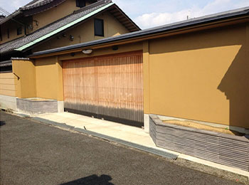 大阪府岸和田市｜木造の外壁塗装(ジョリパットJP100)の事例