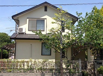 兵庫県神戸市須磨区H様｜木造モルタルの外壁塗装(ジョリパットフレッシュ)の事例
