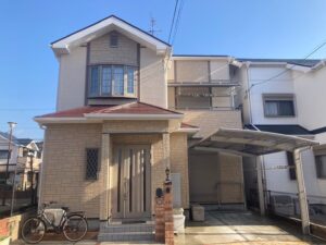 高石市綾園I様邸の外壁塗装・屋根塗装施工後