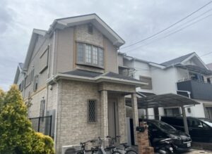 高石市綾園I様邸の外壁塗装・屋根塗装施工前